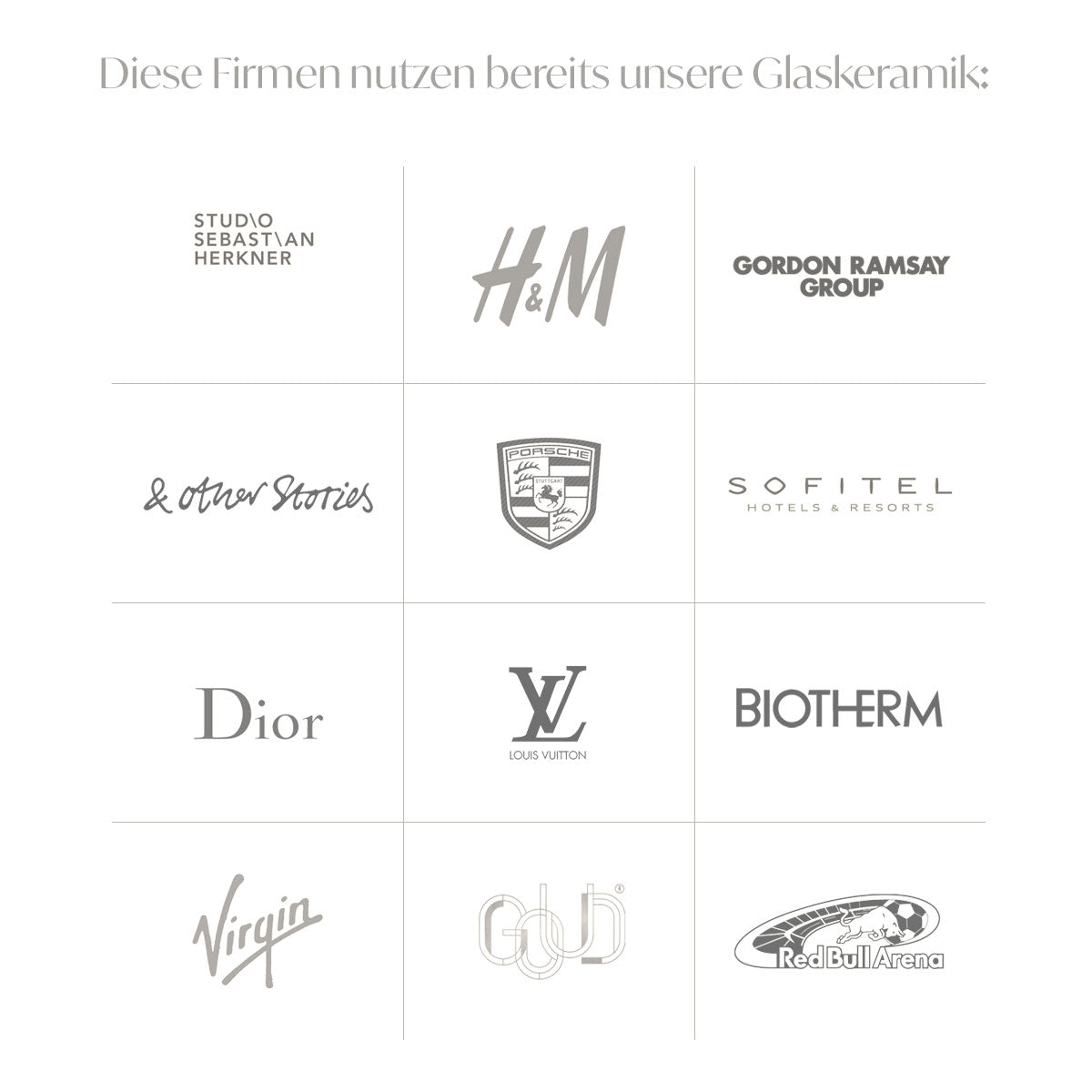 MAGNA Glaskeramik Musterbox 6-teilig