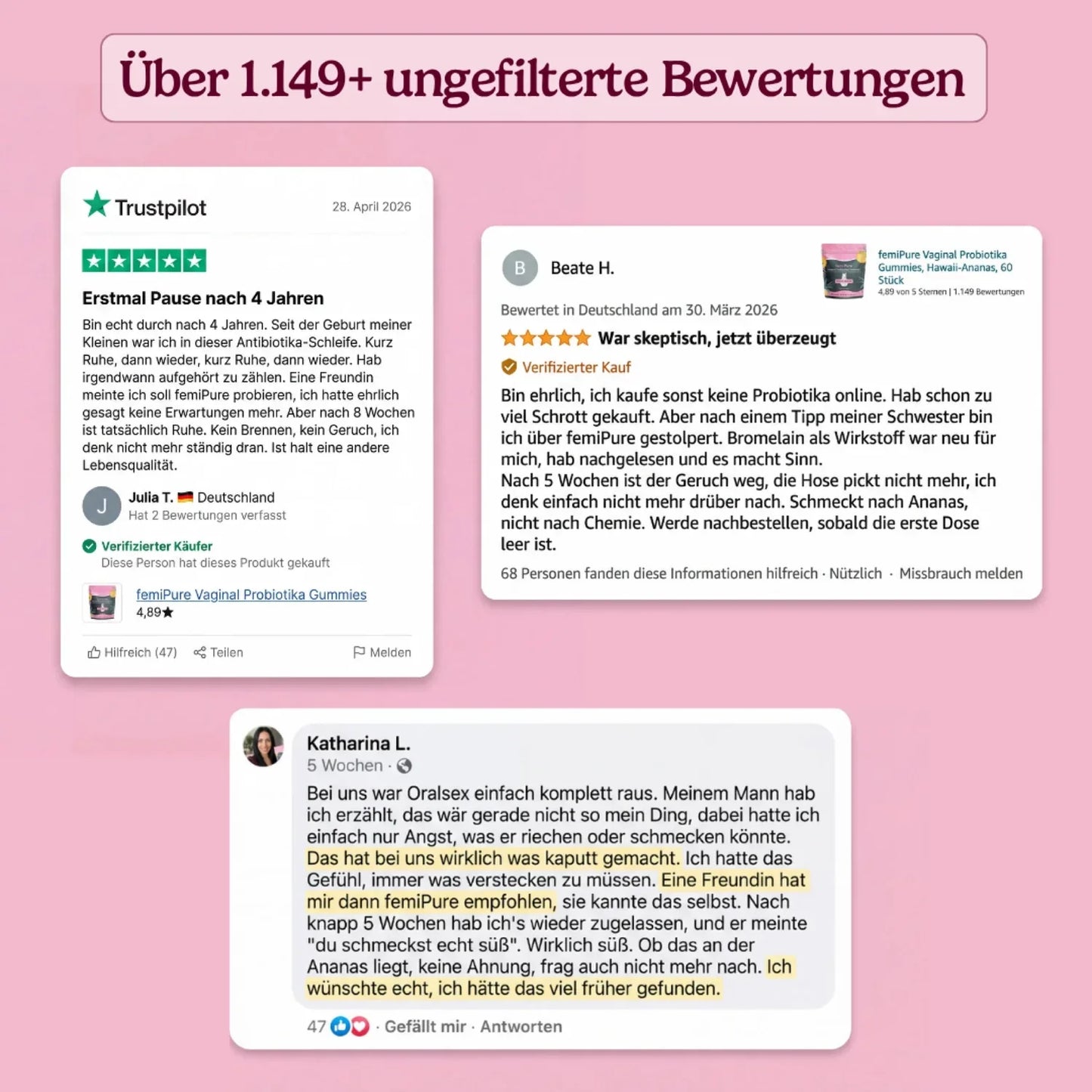 femiPore - Vaginal Prä- und Probiotika