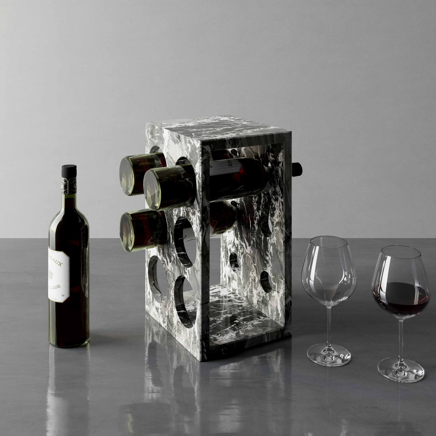 Cape Town Marmor Weinregal