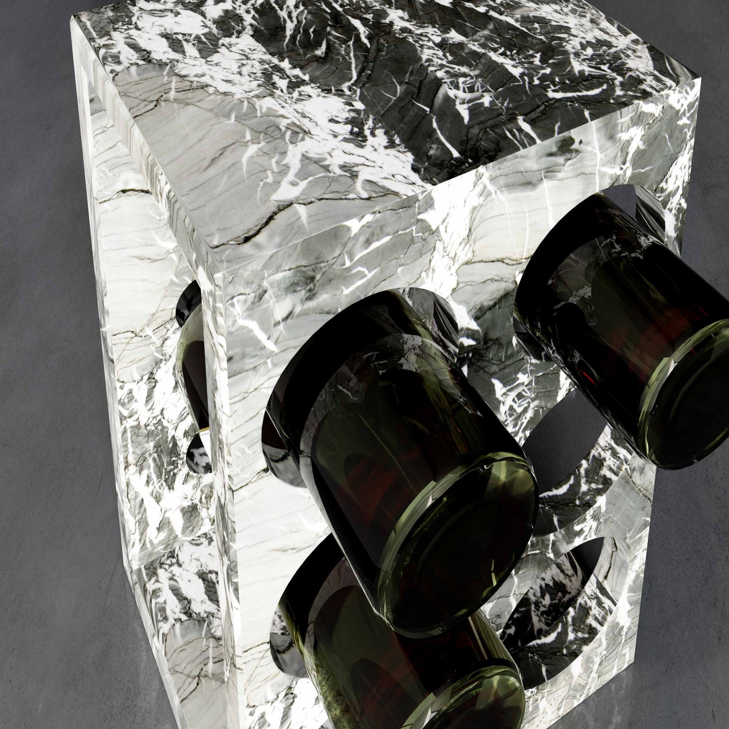 Cape Town Marmor Weinregal