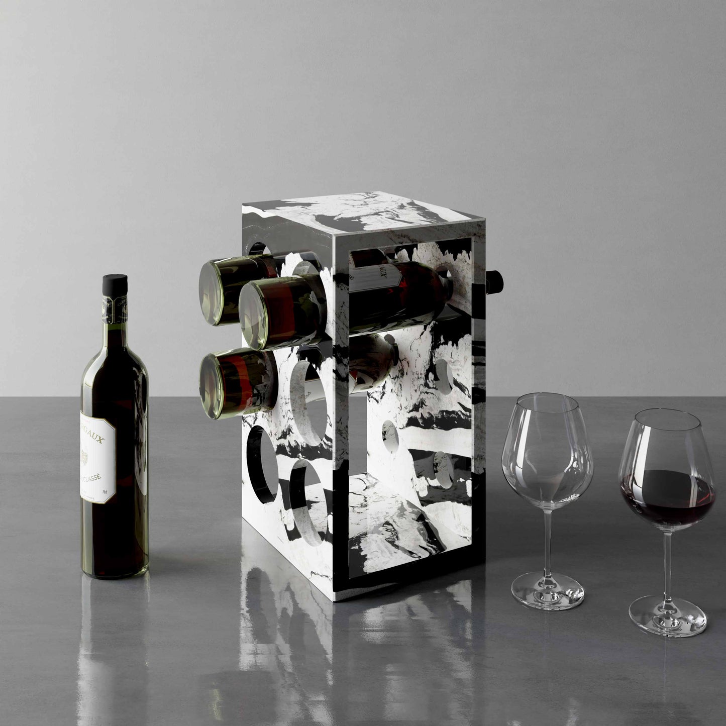 Cape Town Marmor Weinregal