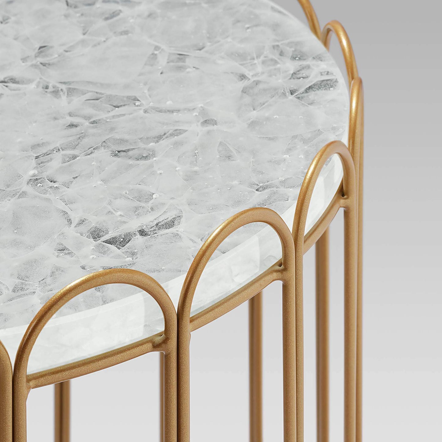 London Glaskeramik Beistelltisch