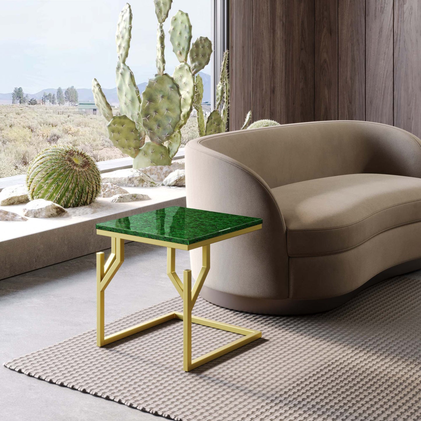 Coral Bay Glaskeramik Beistelltisch