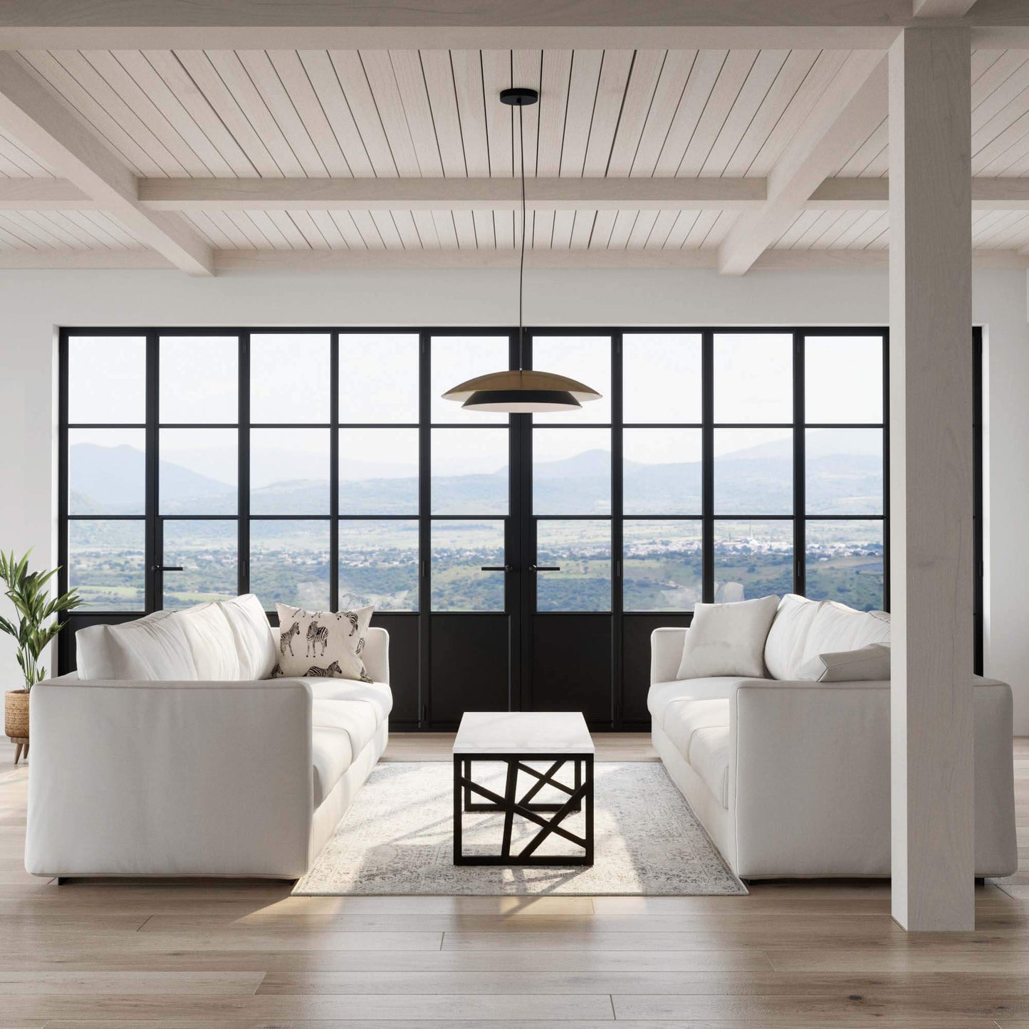 Pittsburgh Glaskeramik Couchtisch