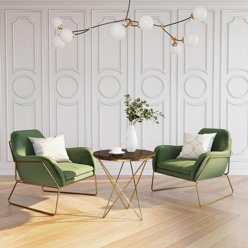 Paris Glaskeramik Beistelltisch