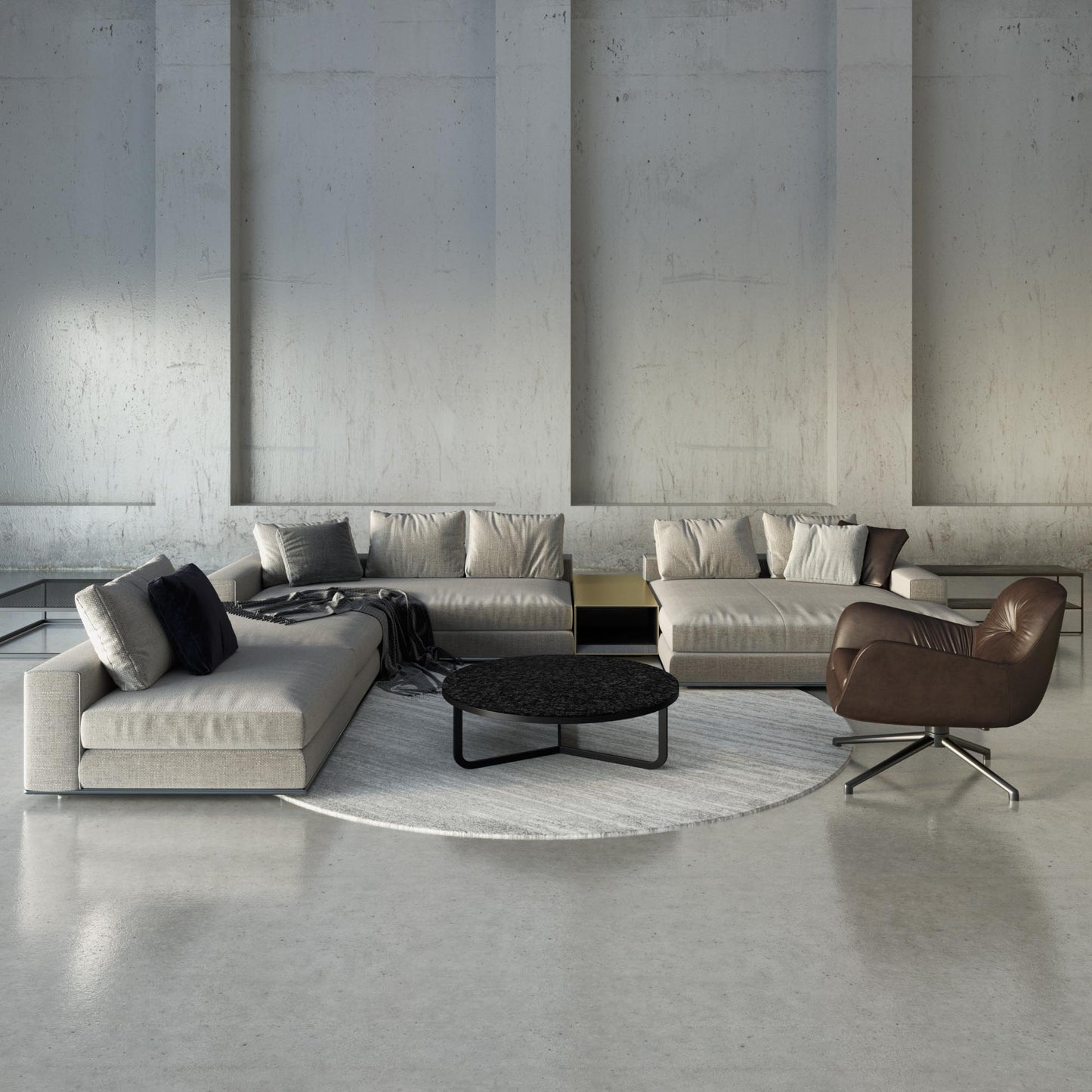 Osaka Glaskeramik Couchtisch