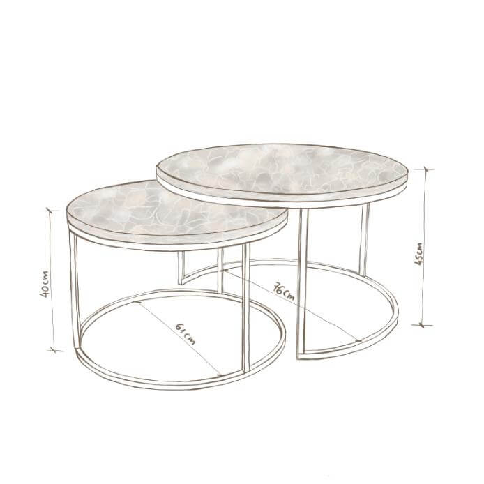 Oslo Glaskeramik Couchtische