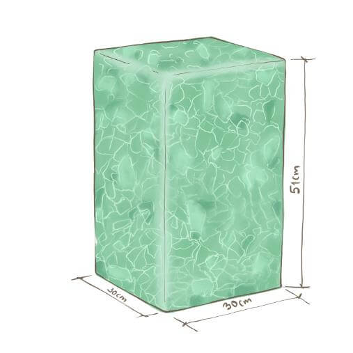 New York Glaskeramik Beistelltisch