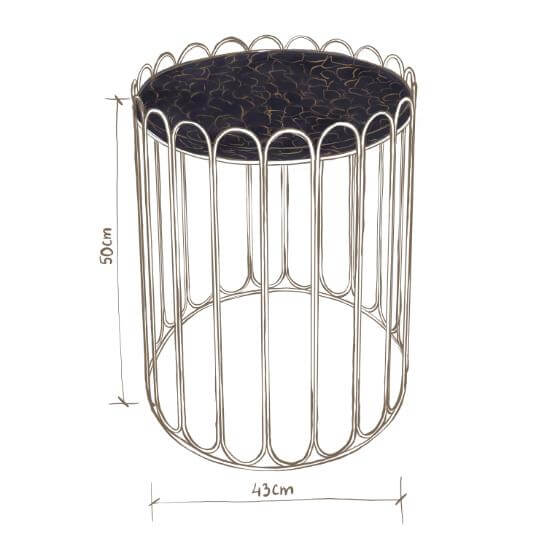 London Glaskeramik Beistelltisch