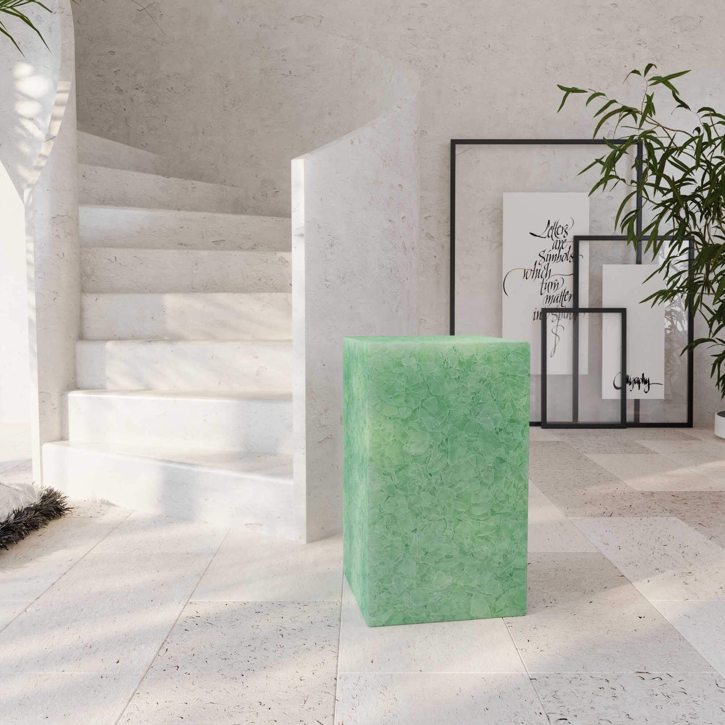 New York Glaskeramik Beistelltisch