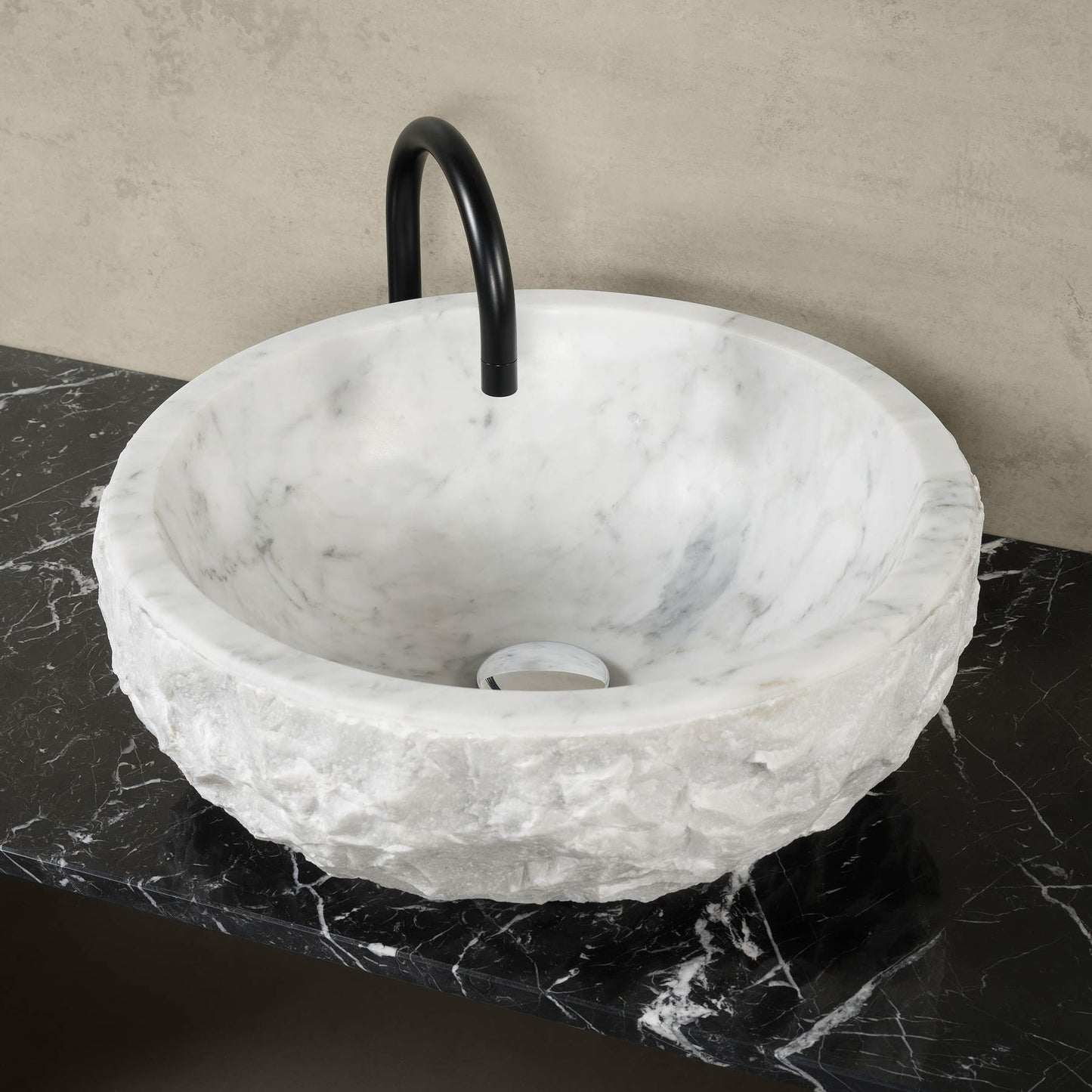 Saturnia Marmor Waschbecken