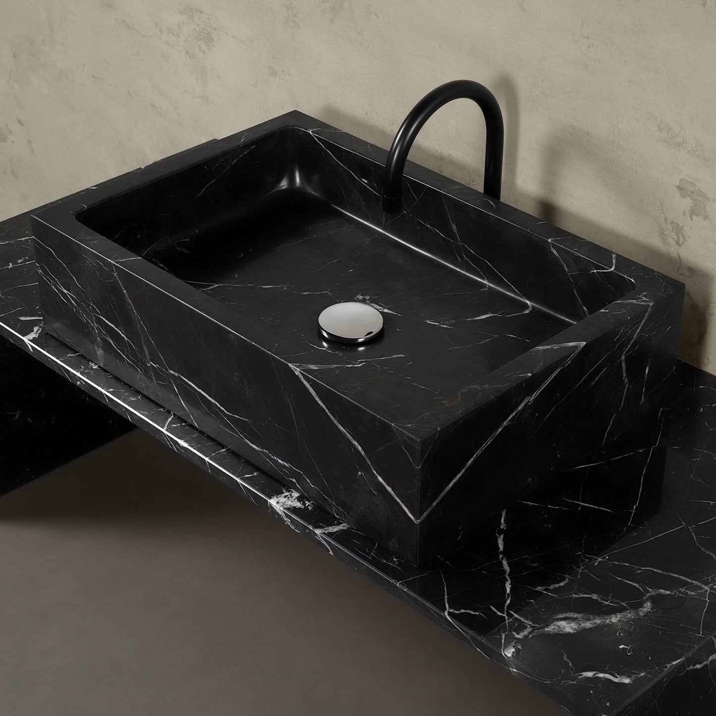 Lago Nero Marmor Waschbecken